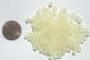 100 4mm Transparent Matte Jonquil Round Glass Beads